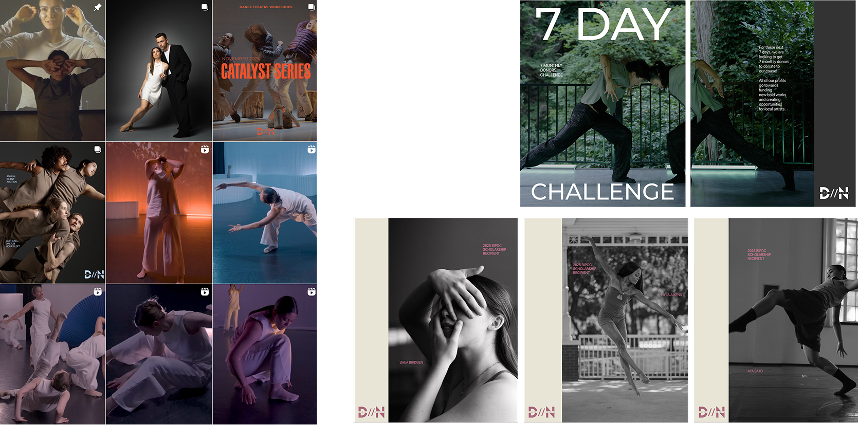 Dance Novella Social Media Posts